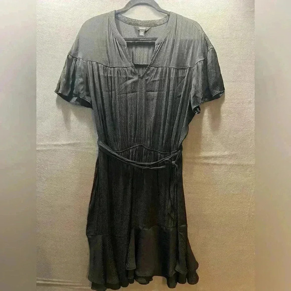 SIMPLY VERA VERA WANG Ladies Black Belted Dress size XXL - Picture 1 of 4